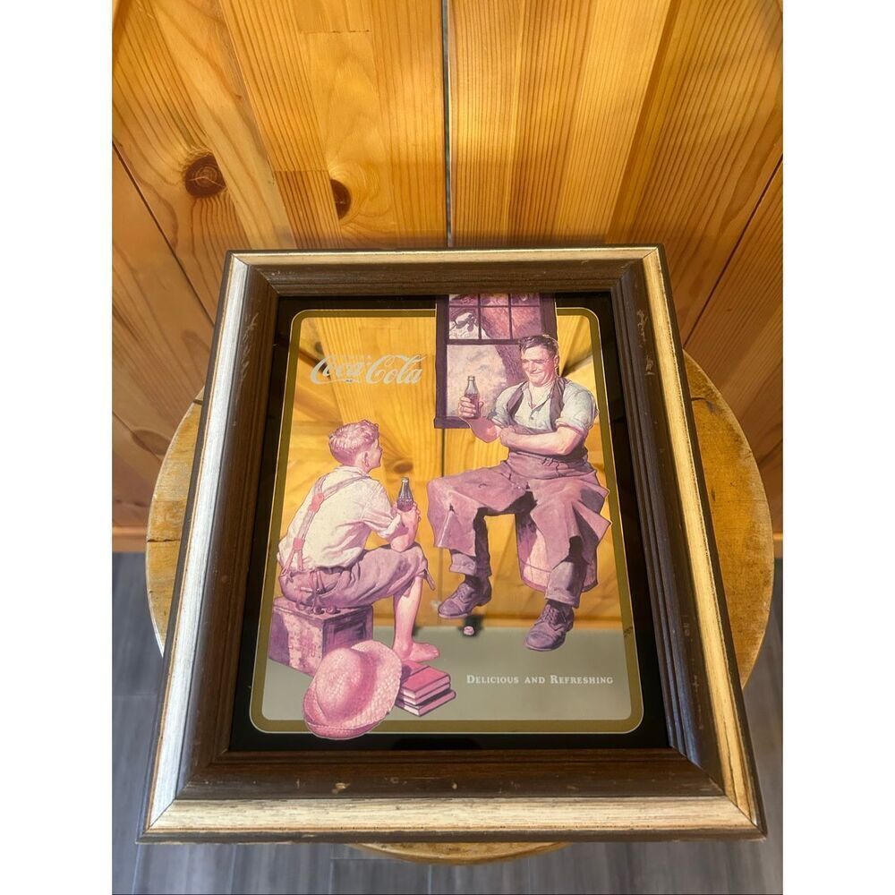 Coca-Cola Mirror “Village Blacksmith" (5645)